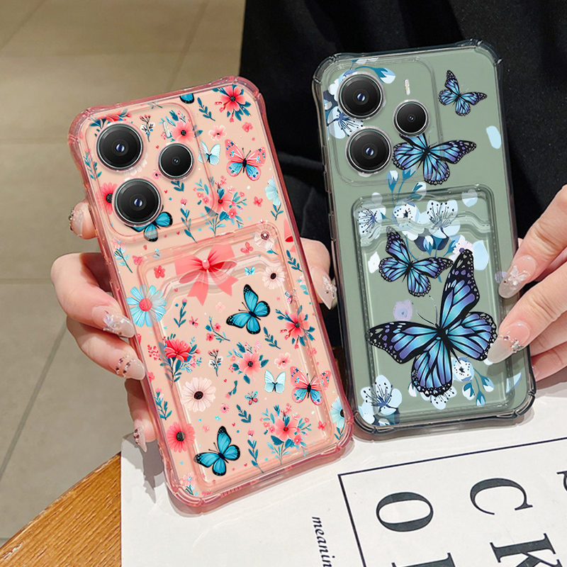 Xiaomi Redmi Note 14 - Card Slot Soft TPU Case For