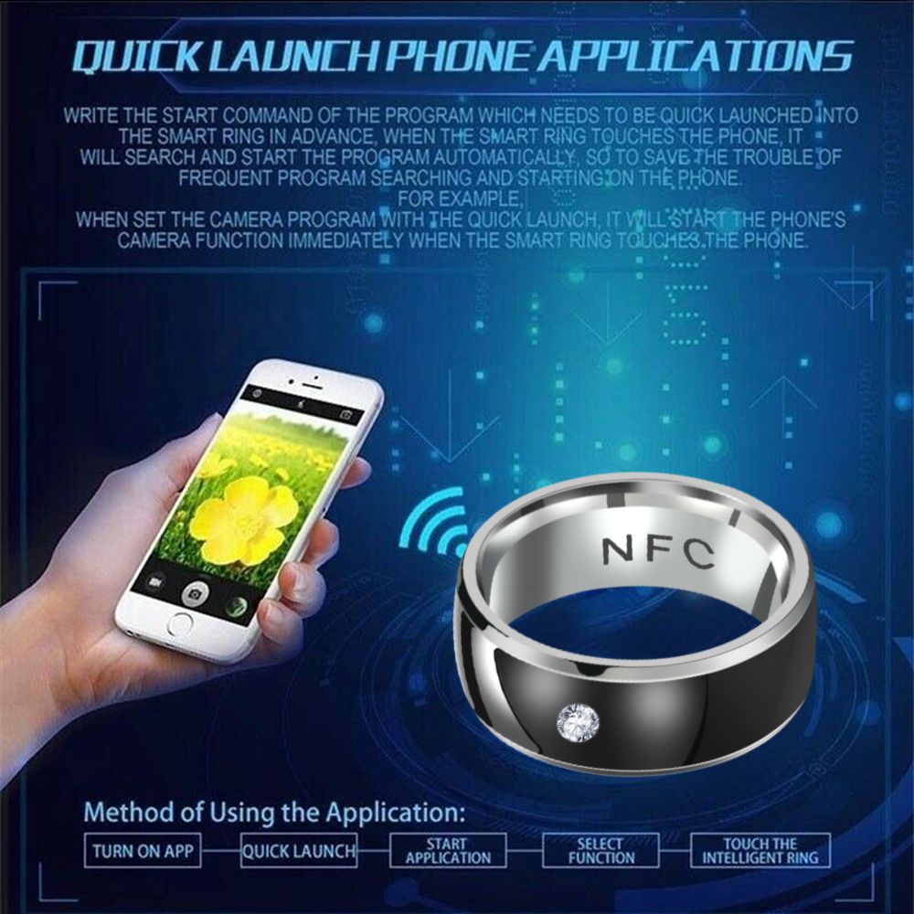 Fashion NFC Smart Finger Ring  - Smart Ring Nfc Pay ulasan dan harga