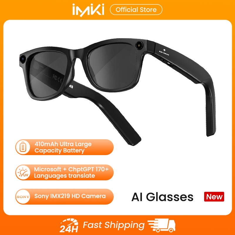IMIKI Ai Smart Glasses 4K 800W - Smart Glasses Lens ulasan dan harga