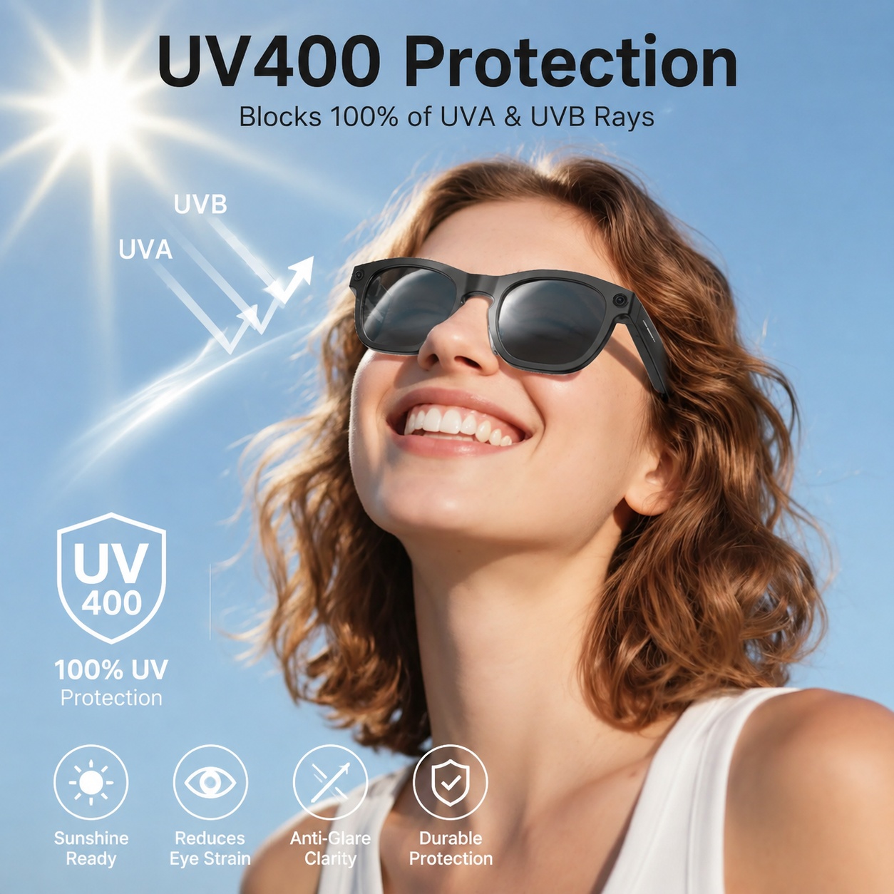 2026 AI Smart Glasses with 8MP - Smart Glasses Lens ulasan dan harga